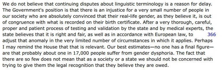This is how Filkin eventually shut down the discussions on sex & gender:We've no time to talk about it; its only a tiny number of exceptions; promise we'll make the process really watertight, blah blah, look, squirrel!The Government 'didn't have time' to discuss definitions.
