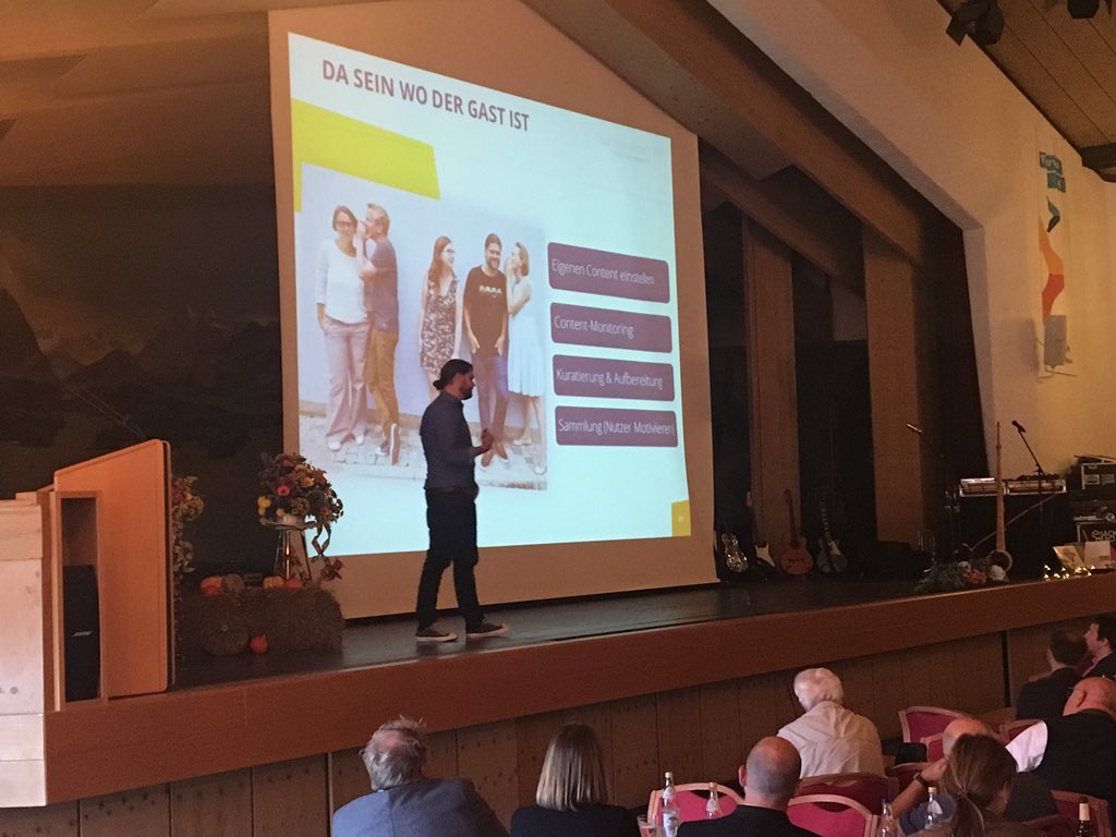 „Dort sein, wo der Gast ist“, Plattformen spielen laut Martin Birchmeier von <a href="/Tourismusblog/">Tourismuszukunft ist jetzt Realizing Progress</a> hier eine wichtige Rolle. @zugspitzregion