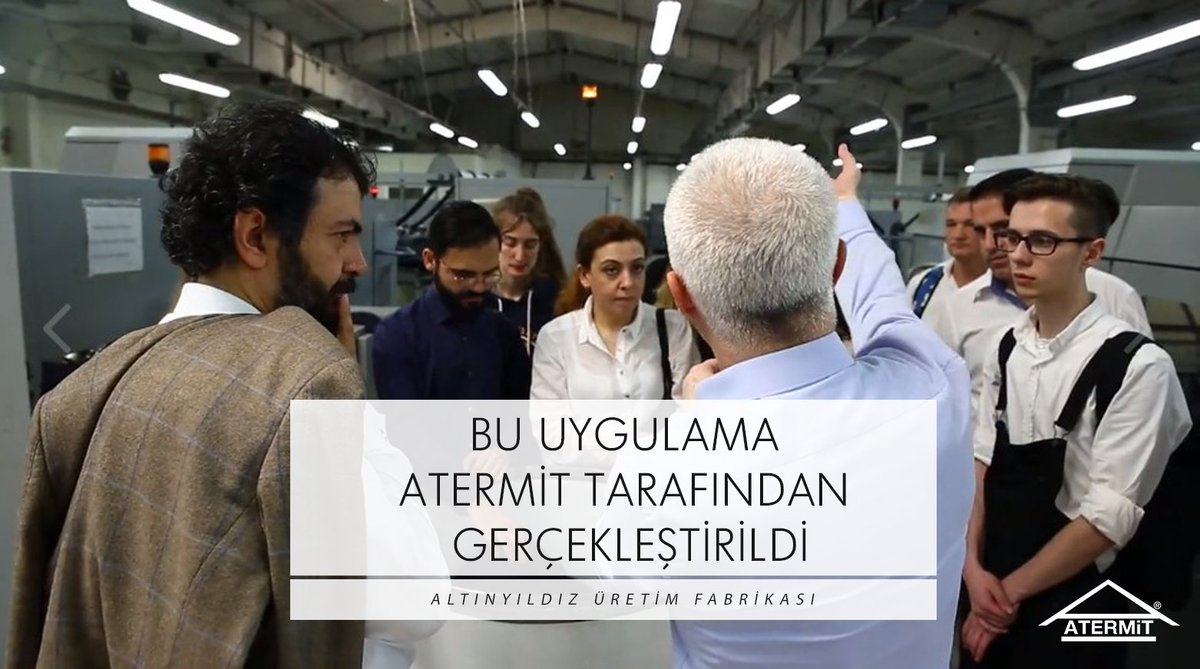 Atermit's tweet photo. Altınyıldız Tekstil ve Konfeksiyon A.Ş. fabrikasında Atermit ürünleri kullanılmıştır.
.
.
.
#insaatcilar #insaatmuhendisi #santiye #mimarlik #insaatprojeleri #muhendislik #insaatprojelerinde #mimar #insaat #atermit #epp #eps #aterpan #atermitoluklu #izolasyon #yapı #inşaat https://t.co/G7EjXKLIAO