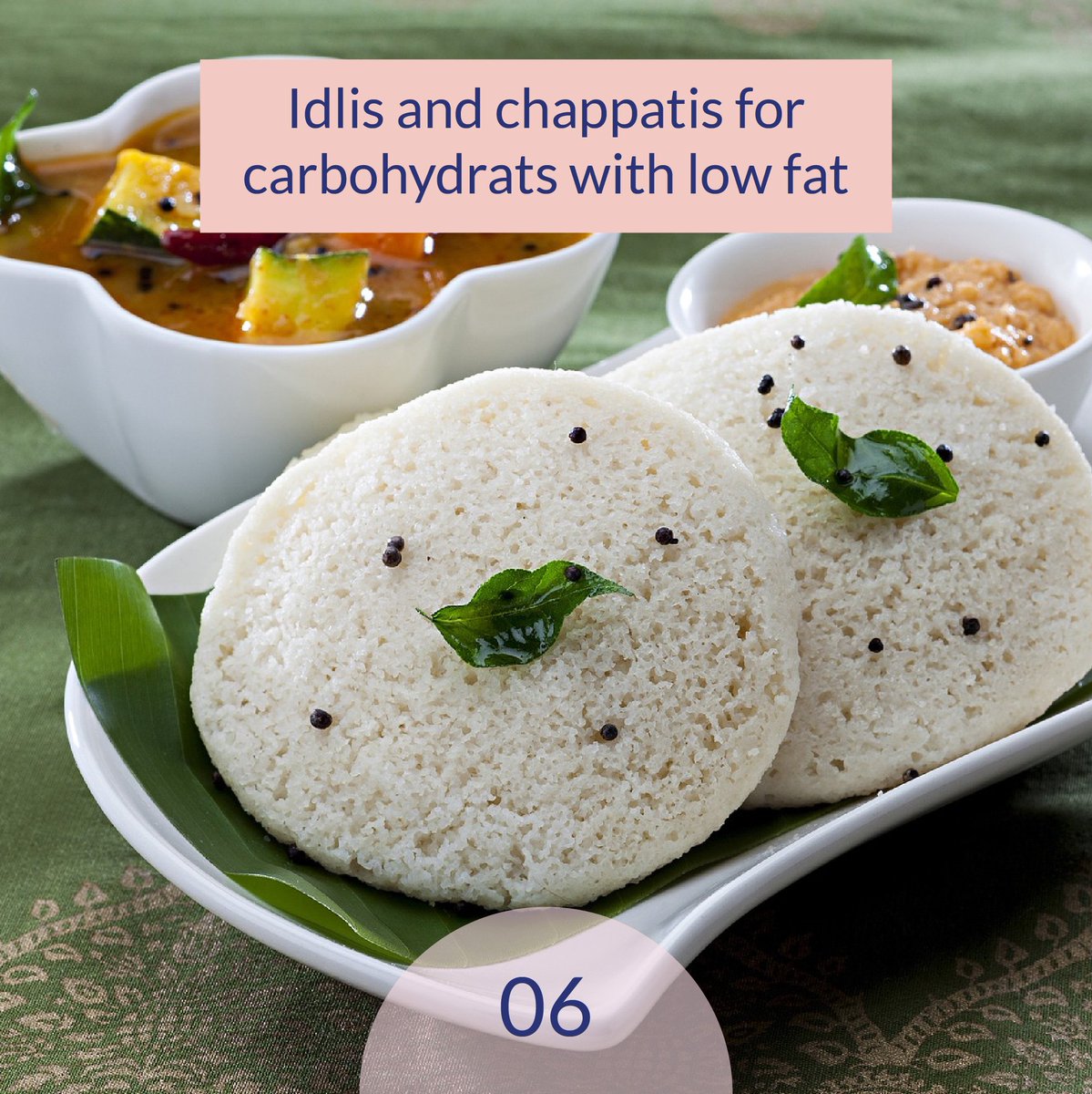 1000daysandme's tweet image. Happy #WorldFoodDay2018 
Food #6 Indian traditional idli and rotis are great as Energy Boosters!
Follow the tweets to find out more.
#9Things #pregnancy #PregnancyAndMe #WorldFoodDay #pandme #pnme #FoodDay #pregnancyfood #motherhood #baby #RoyalBaby #andme