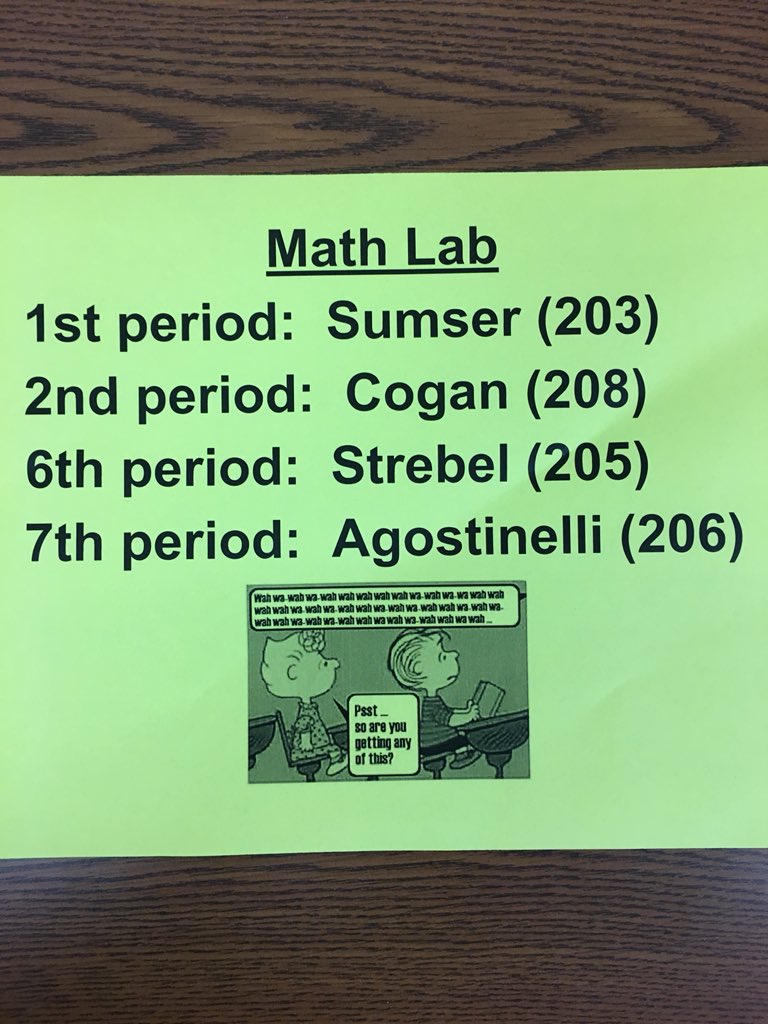 SteelePrincipal's tweet image. Math Labs now available during study halls!!  @steeleclass2019 @Steeleclassof22 @Steeleclassof20 @steele2021 #OwnYourLearning