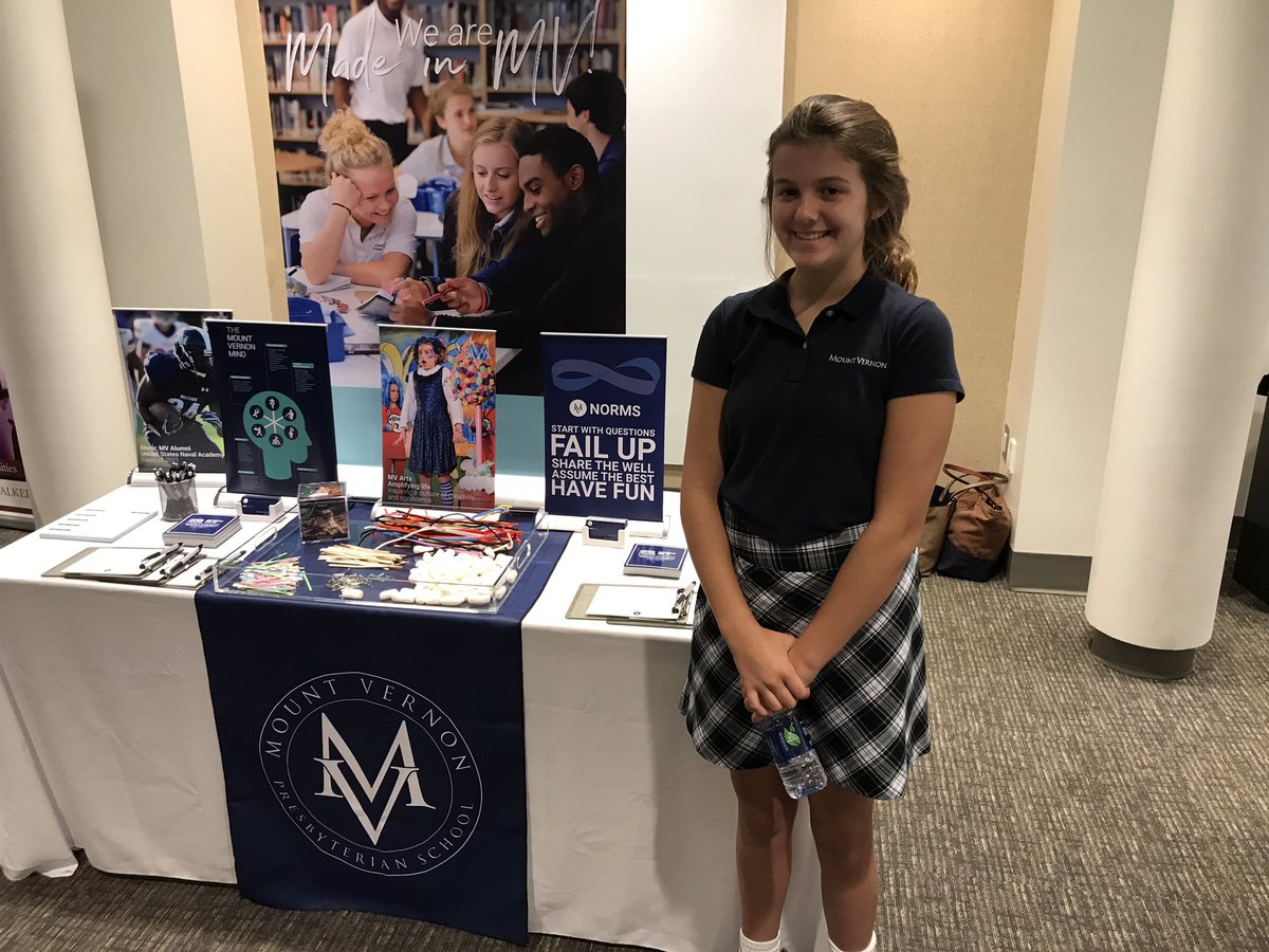JosephPMarshall's tweet photo. Some of our grads getting ready to share info about their middle and high schools to our sixth graders. #trinityleans https://t.co/gtEGRIMUBy