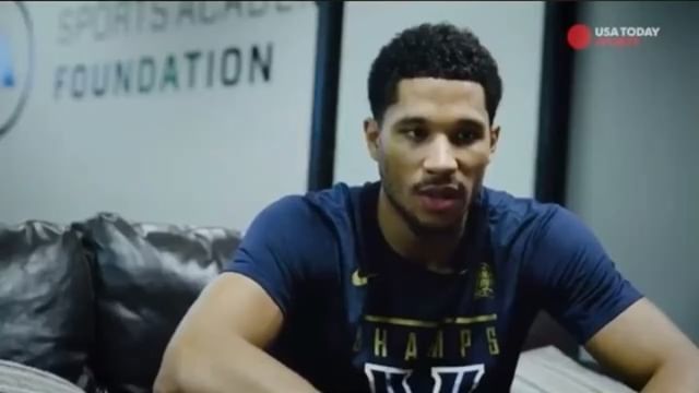 novainsider1985's tweet photo. Hardest player to guard in the NBA? Listen to Josh talk about this, playing with Lebron, and transitioning from college to the NBA. 💜💛 ______________________________
Credit: @usatodaysports
#villanova #villanovabasketball #novanation #gonova #letsm… https://t.co/TXsXsHZHTd https://t.co/ICAIUZGojQ
