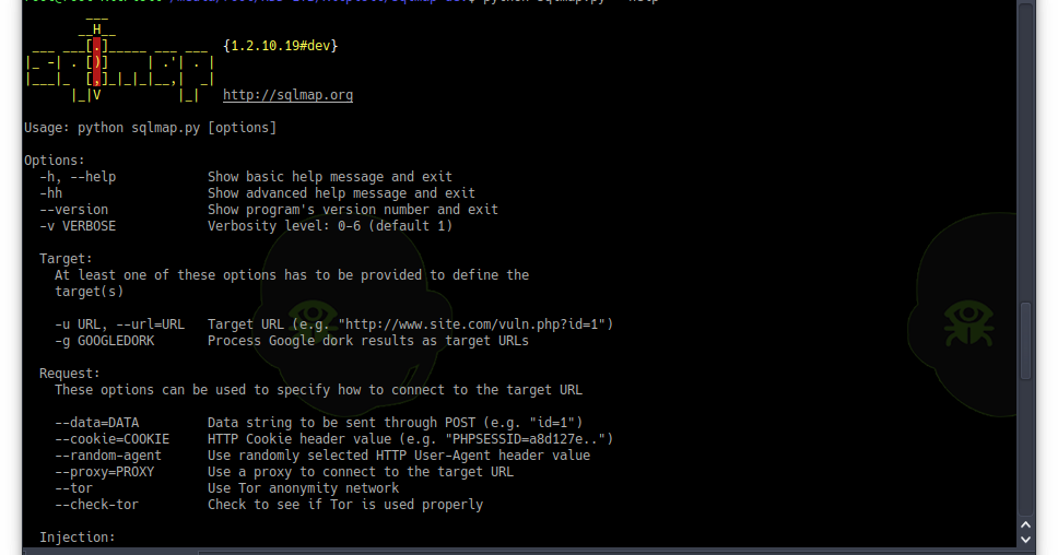 KitPloit's tweet image. SQLMap v1.2.10 - #AutomaticSQLInjection And Database Takeover Tool goo.gl/eTTTNx