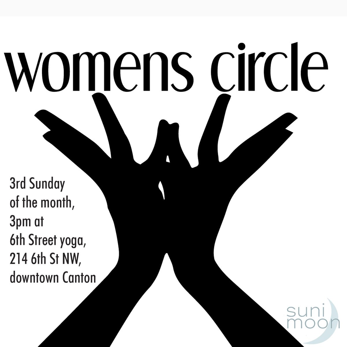 sunimoon_well's tweet photo. Women's Circle, 3rd Sun every mo. at @6thstreetyoga Sharing hope, inspiration, calm, joy and a cup of tea. This month's topic is letting go or what no longer serves us. By donation. Hosted by @reneebrittany & me. Join us!
.
#womenscircle #cantonOhio #Inspire #discussion #sunimoon https://t.co/dFYhUBzbB2