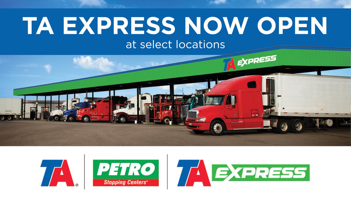 TravelCentersTAPetro on Twitter "Visit any of the new TA Express