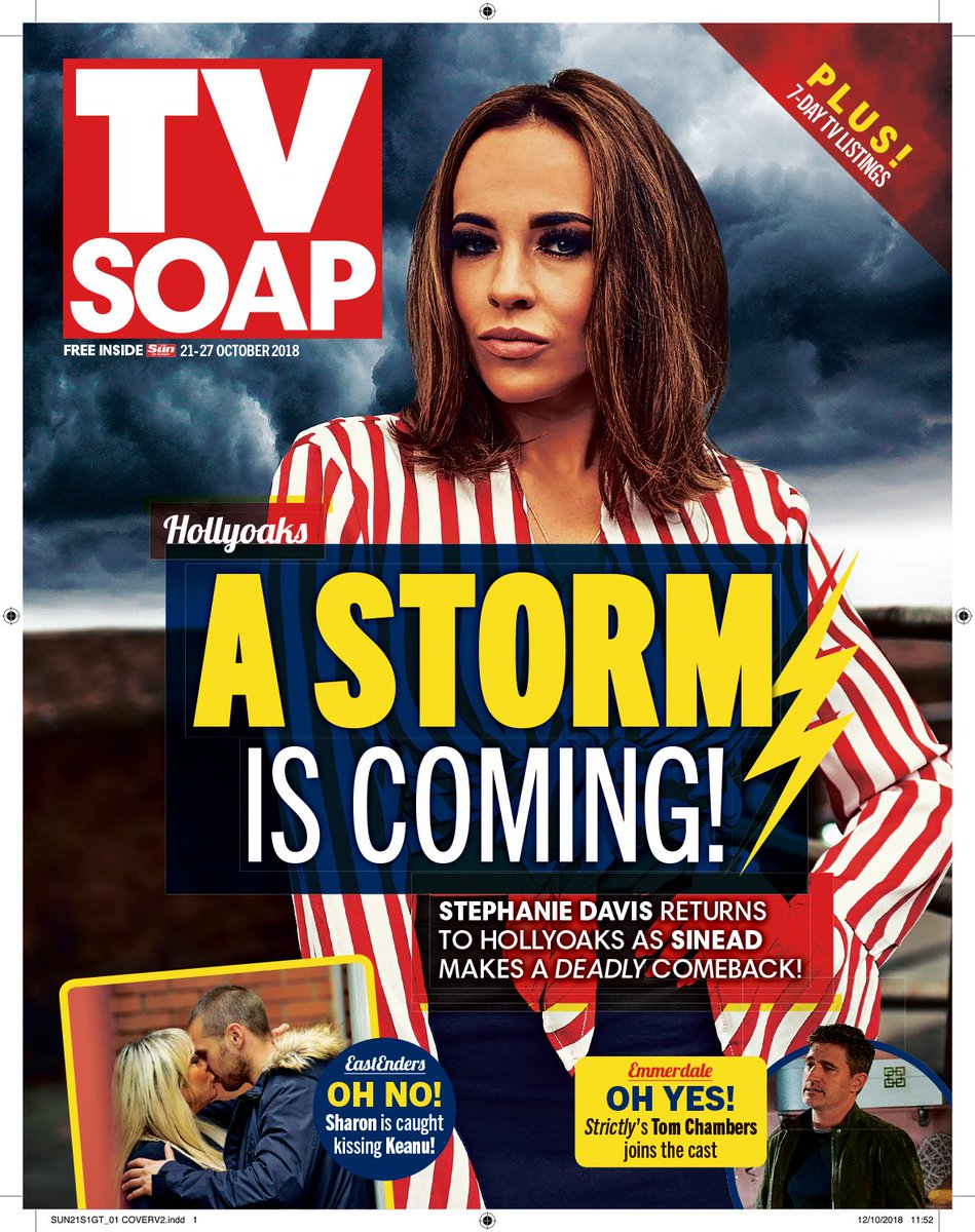 SHE’S BAAAAAACK! @Stephdavis77 <a href="/Hollyoaks/">Hollyoaks</a>