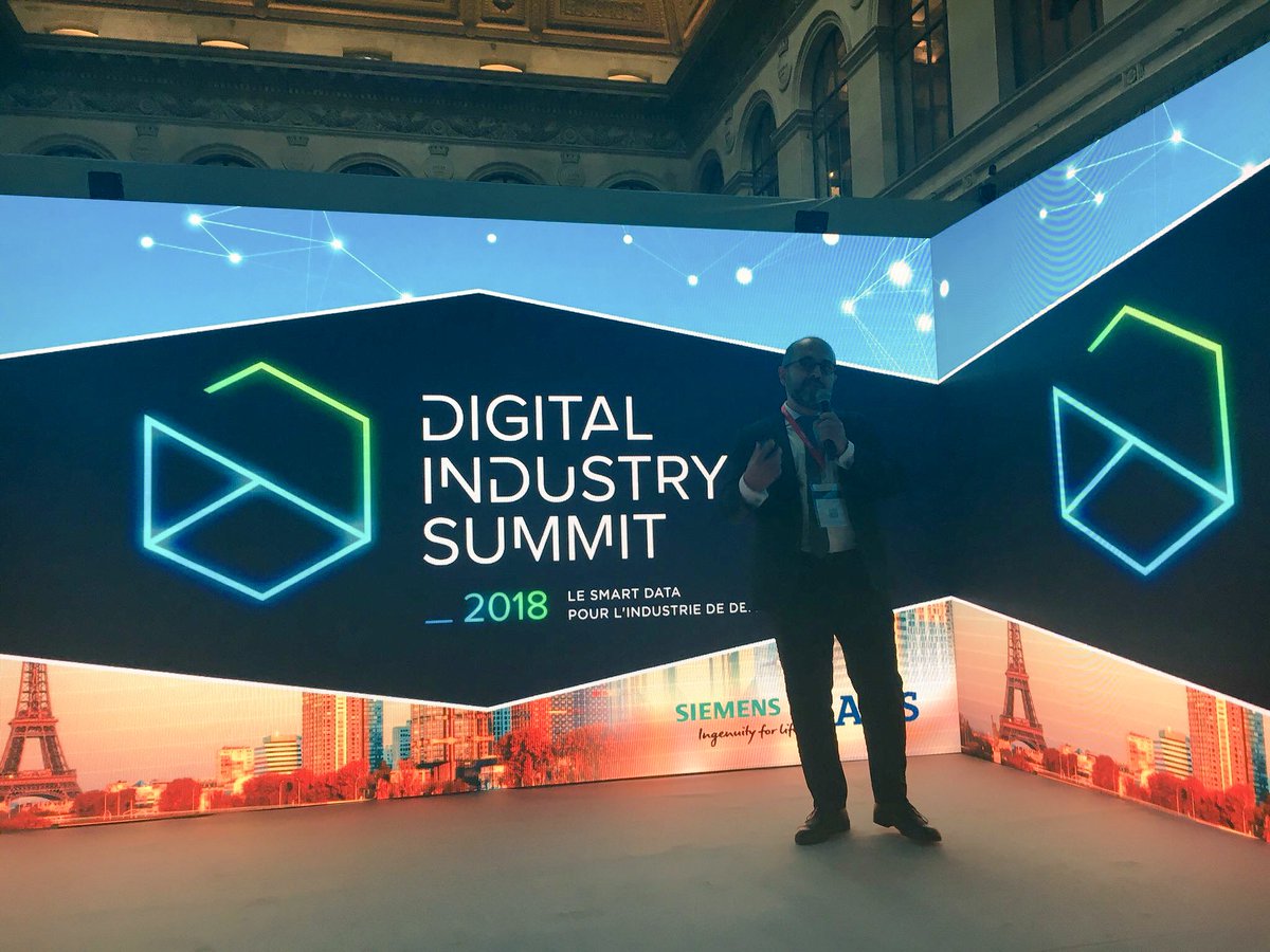 #DigitalIndustrySummit <a href="/CSabarots/">christophe sabarots</a> : “Today let’s discuss how we can digitalize together the product that you make to improve the #valuechain”
