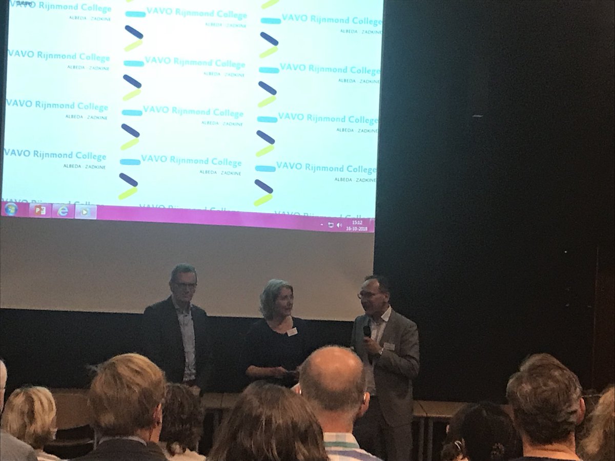 simoneteeuwen's tweet photo. Opening nieuwe huisvesting van #Vavorijnmond college. Vanaf dit schooljaar samen met @Inholland Rotterdam aan de Posthumalaan 90. Welkom! Op naar een mooie samenwerking! https://t.co/bgsNrD8566