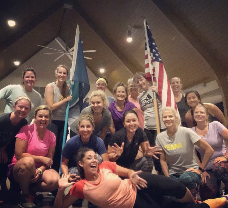 FiAKnoxville's tweet photo. 16 PAX felt the buuuurn today with Stiletto Squats, and learned that honesty is always the best policy. Alcoa meets tomorrow, 5:15 am at The Brook, PM us for address! #strongertogether #bettertogether #ladderworkout #alltheburpees https://t.co/SKpZbrlO3h