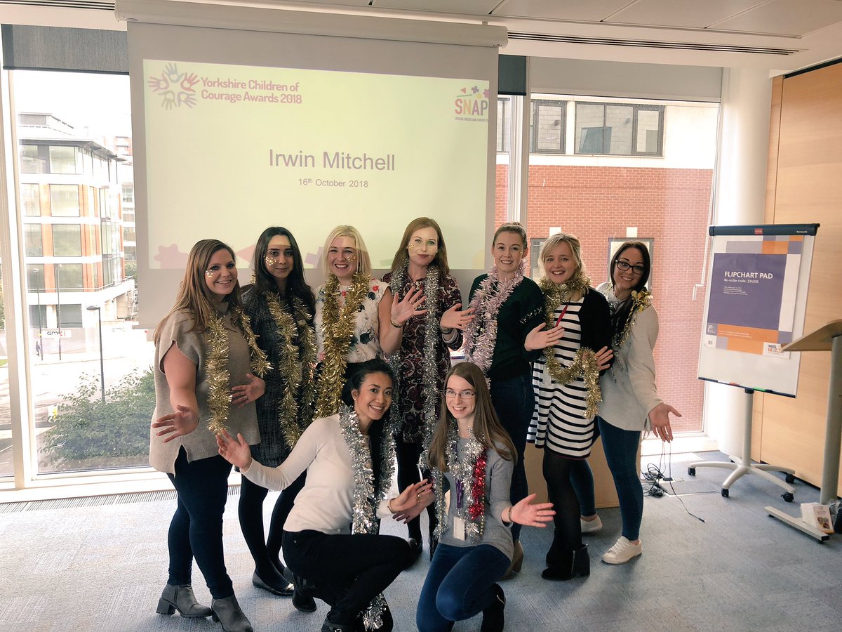 MazharSanna's tweet photo. Great to meet Jenny and Lucy from @SNAPS_Leeds today, who are the @irwinmitchell Leeds office #CharityoftheYear #IMCF We are all prepared for the #SparkleforSnaps Christmas Campaign! Everybody please get behind and support this amazing charity now! https://t.co/xUFCFHLZ5t