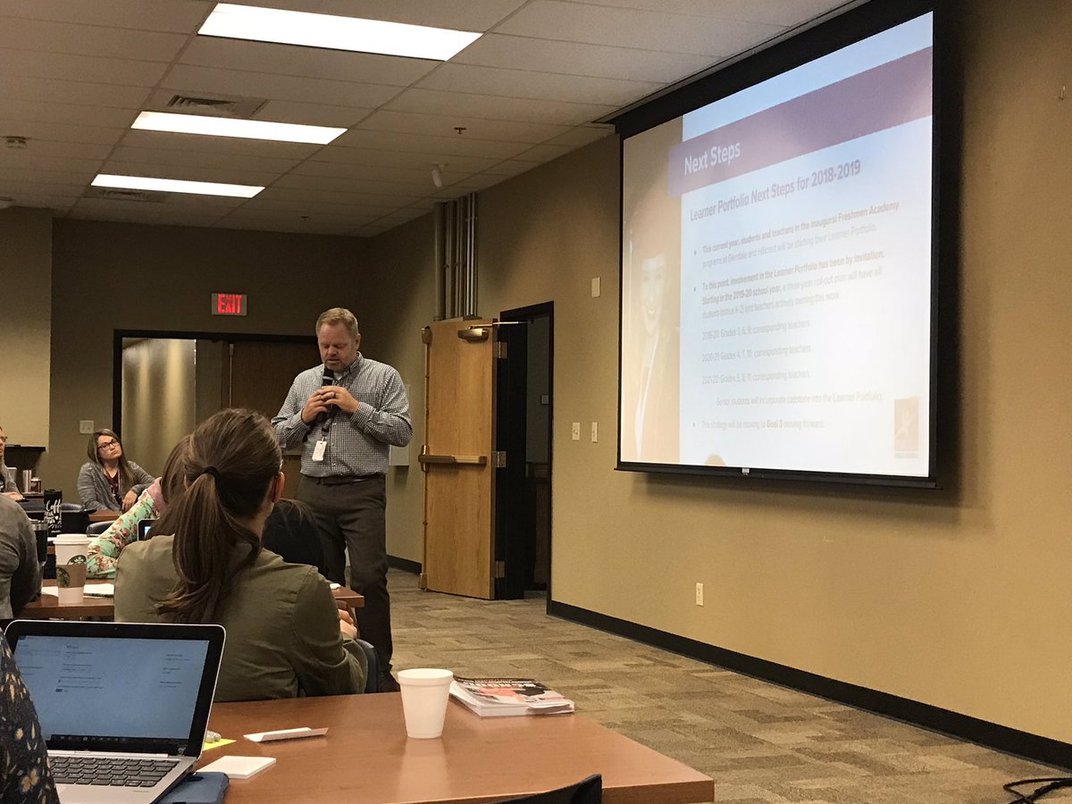 anmontileone's tweet photo. Learner Portfolios are coming to a classroom near you—what is your next step? @DrJ_Anderson shares District next steps. https://t.co/2SvxigzOQC