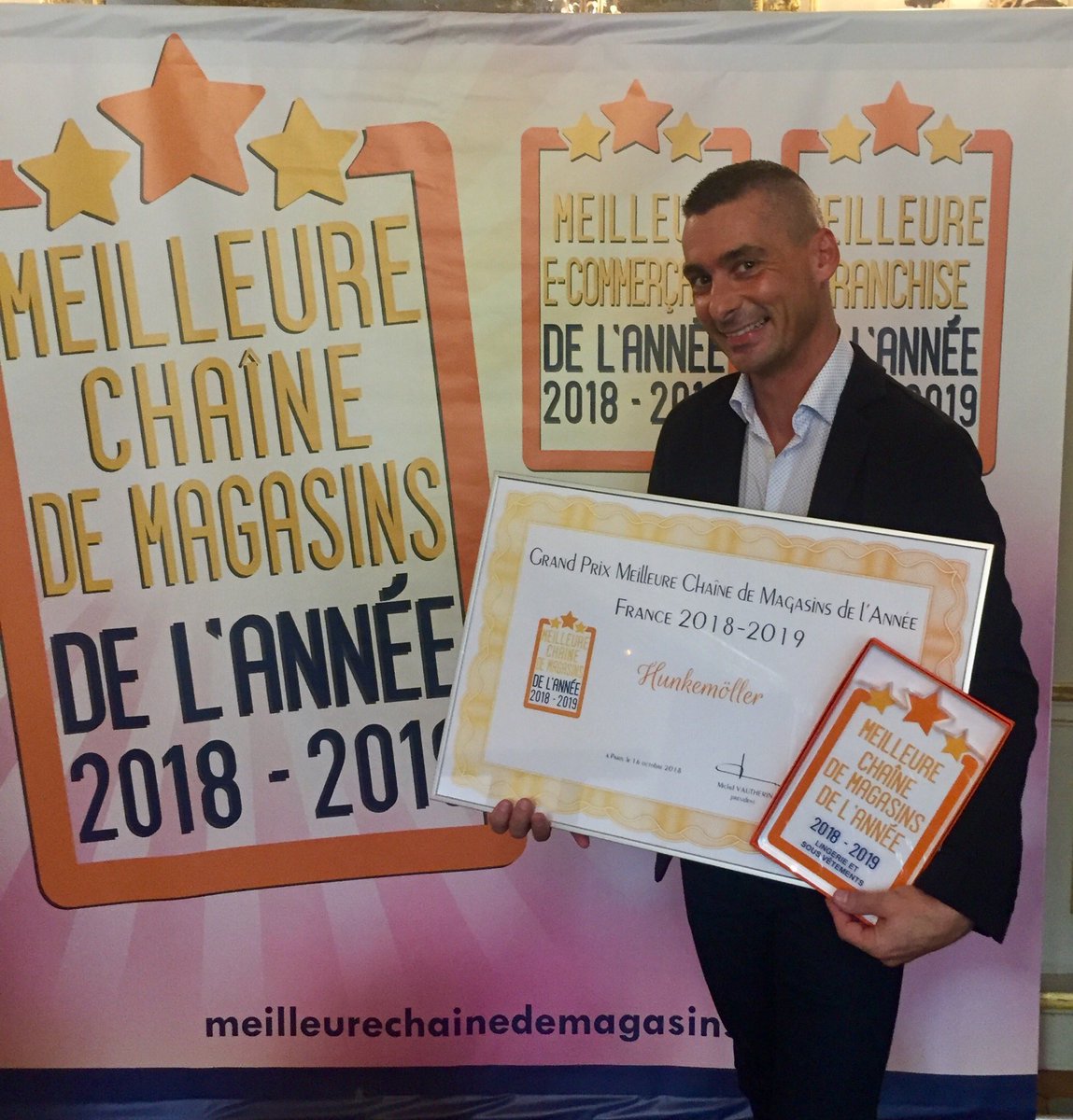So proud of my French team... 🎀 Best Lingerie Retailer of the Year AND Best Retailer of the Year 2018 all categories!! #MCM2018 #OneTeamOneDream <a href="/Hunkemoller/">Hunkemöller</a>