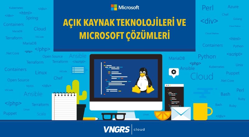VNGRScloud's tweet photo. Microsoft ve @VNGRS ile beraber #AçıkKaynak dünyasının gücü ile neler başarabileceğinizi öğrenmek ister misiniz? 17–18 Ekim tarihlerinde Wyndham Kalamış’ta gerçekleşecek ve 2 gün sürecek #workshop etkinliğimize bekliyoruz! Kayıt olmak için: https://t.co/8q2HJsOlNu @MicrosoftTR https://t.co/HdCAC1gAe6