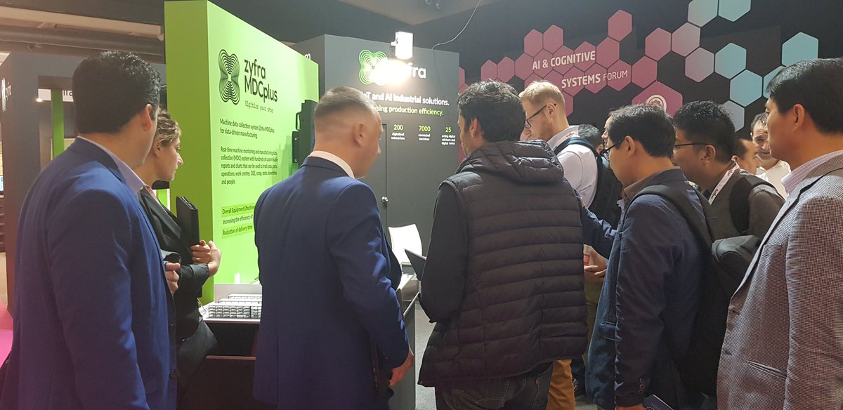 BlaNZBCN's tweet photo. Andrey Lovygin, Dir. de Negocios Internacionales de ZYFRA explicando #MDCplus sistema de recolección de datos de maquinária Pabellón 2, Nivel 0, Calle D, Stand 471. @zyfracompany
IIoT #IoI #IOTSWC18 @zyfracompany https://t.co/iYIkpsAZG8
IOTSWC18 #IoT #IIoT #technews @BlaNZBCN https://t.co/9gF28C2Rpr