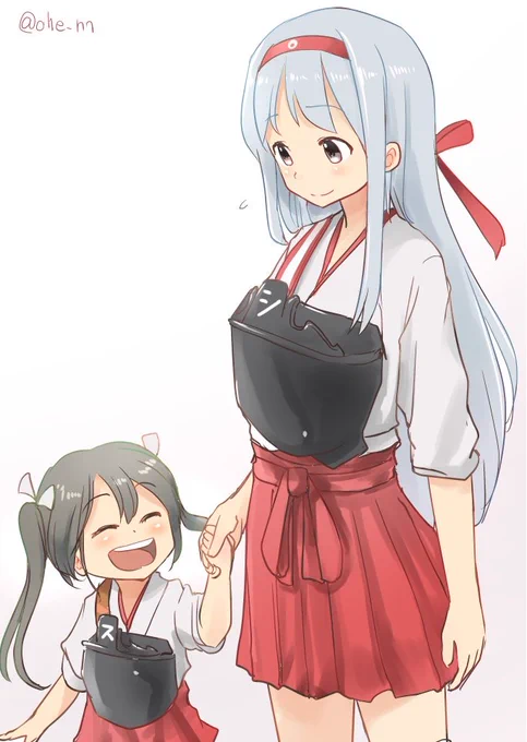 お姉ちゃん大好きと思う瑞鶴と
この子の笑顔を守らなくちゃと思う翔鶴
#艦これ版深夜の真剣お絵描き60分一本勝負
#艦これ版真剣お絵描き60分一本勝負_20181016 