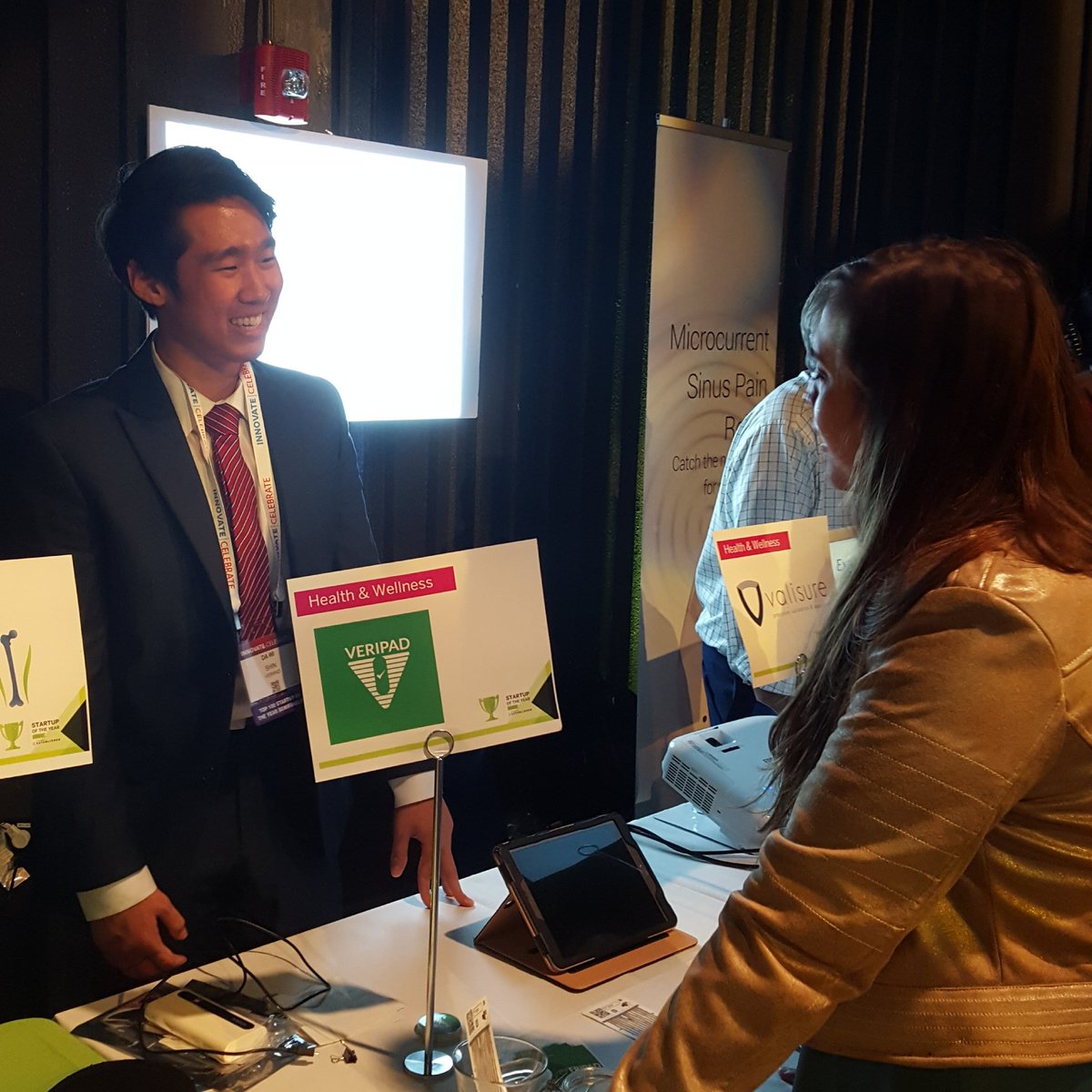 VERIPADapp's tweet photo. Good luck to our COO Da Wi who is pitching for #StartupofYear today at #InnovateCelebrate make @VERIPADapp proud! https://t.co/aeEX53acdg