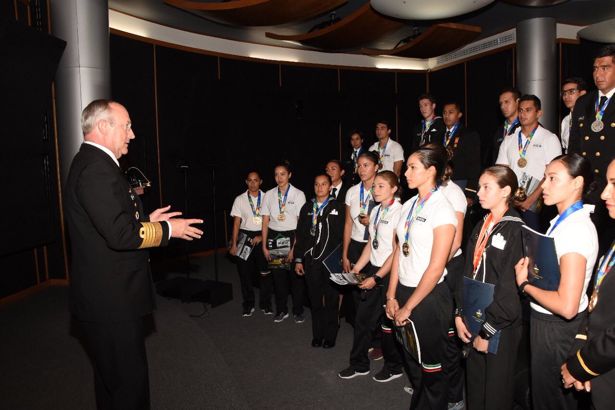 Reconoce @AlmSoberon a los Atletas Navales que participaron en los “XXIII Juegos Centroamericanos y del Caribe, Barranquilla 2018” y en diversos Eventos Deportivos Internacionales (Via: <a href="/Guiesga/">Guillermo Espinosa</a>)