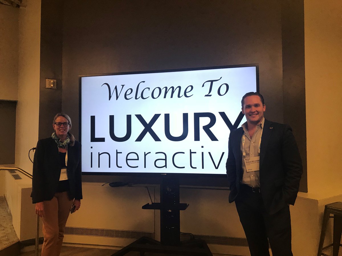 endava's tweet photo. We are having a great time at #LuxuryInteractive discussing the importance of connected #customerinteractions and how new #technologies can create true #omnichannel personalised experiences. https://t.co/kZ9U97Zjpa