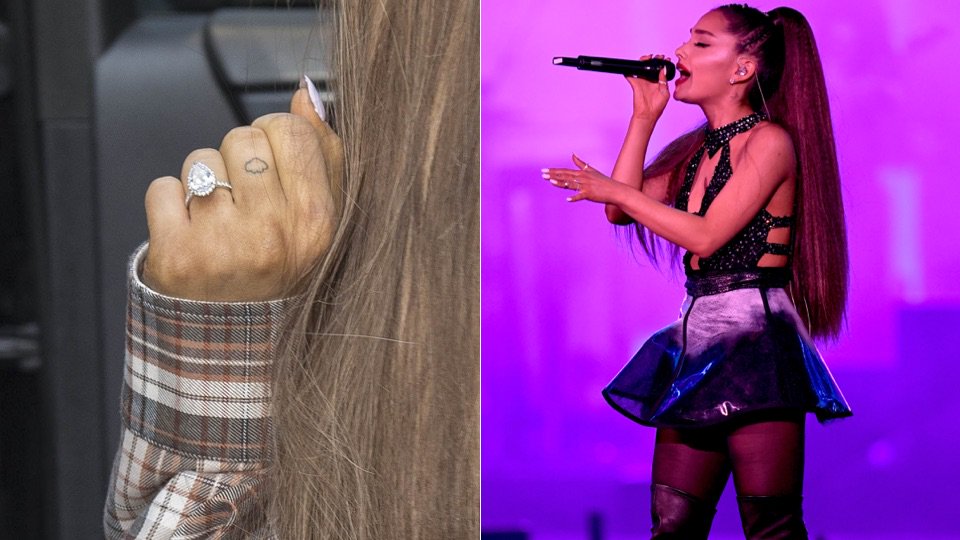 Ariana Grande Seen Without Her Engagement Ring Since Reported Split With Pete  Davidson