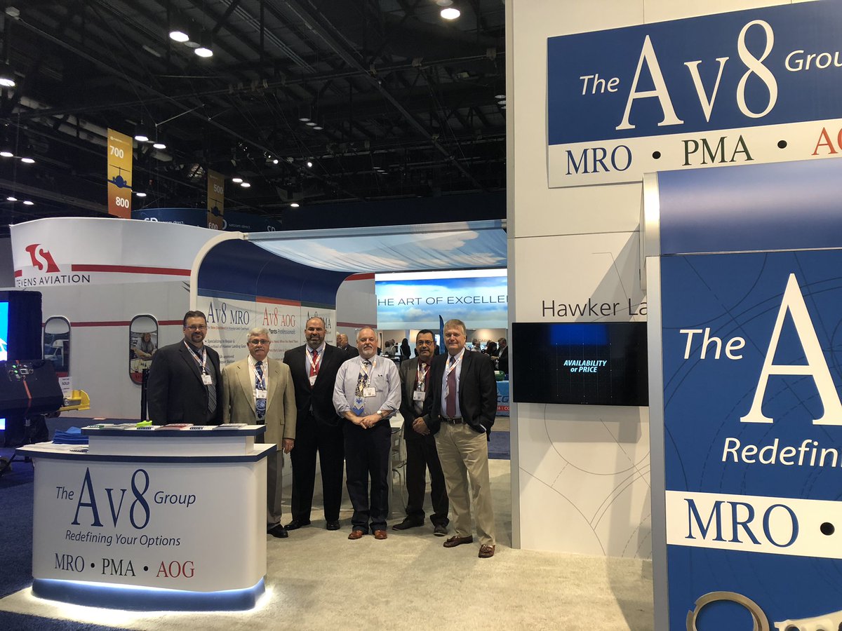 Av8MRO's tweet photo. Ready for Day 1 #NBAA18 #NBAA #av8 https://t.co/xanly2fRw7