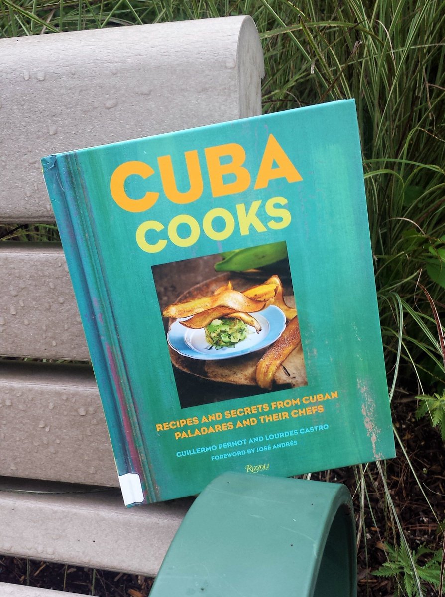 NSPLibrary's tweet photo. #TravelTuesday 

It's time to take a trip to Cuba and experience all the delicious cuisine this island has to offer with #CubaCooks by @GuillermoPernot and @LourdesCastro. The Pulled Grilled Goat with Baby Red Mustard Leaves sounds amazing!
 #NSPL https://t.co/5arKFnRZtU