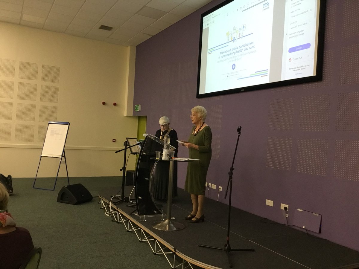 NenePrimaryCare's tweet photo. It’s time for the @NHSNene workshop around #PatientInvolvement.

Our Patient Rep’s Sheila and Janet are co-presenting the workshop. They’re sharing their experiences of being involved with a #CCG and what it means to them.

#NHS #InvolveNorthants @EM_AHSN https://t.co/lyDCafEXyA