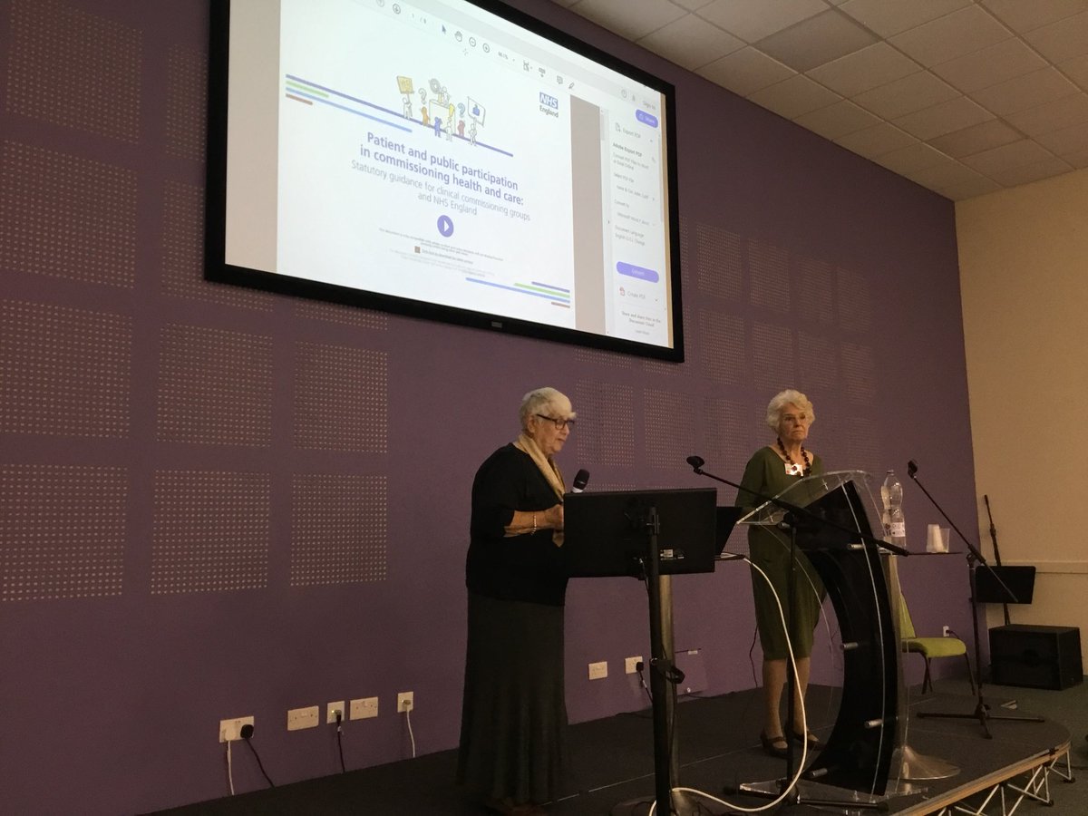 NenePrimaryCare's tweet photo. It’s time for the @NHSNene workshop around #PatientInvolvement.

Our Patient Rep’s Sheila and Janet are co-presenting the workshop. They’re sharing their experiences of being involved with a #CCG and what it means to them.

#NHS #InvolveNorthants @EM_AHSN https://t.co/lyDCafEXyA