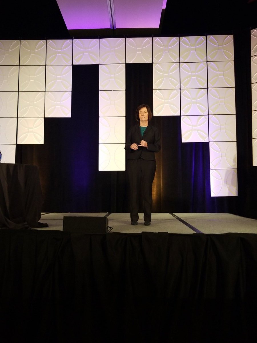 TeleTracking's tweet photo. We've got one of the most intelligent and compassionate VP's of #productmanagement around. We love Jeanne's vision of the future and we're ready for the next step in our #patientflow journey. #Telecon18 #NoPatientWaits https://t.co/jRkbyIlqDn