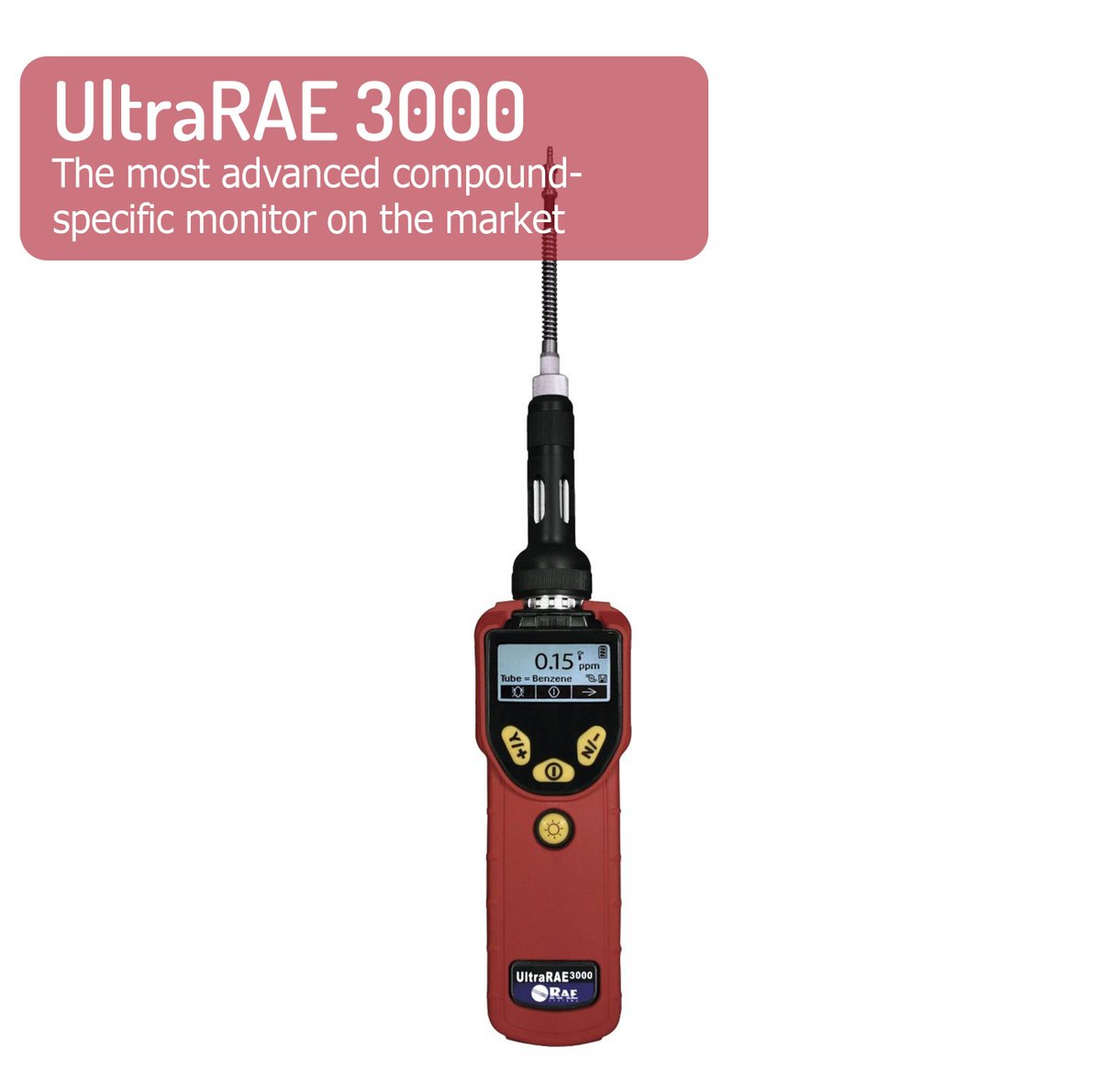 The UltraRAE 3000 is the most advanced compound-specific monitor on the market and one of the few monitors that deliver accurate measurement of benzene from 50 ppb to 200 ppm and other VOCs up to 10,000 ppm. 

Want to know more?
 📞 1-(888)-207-2212