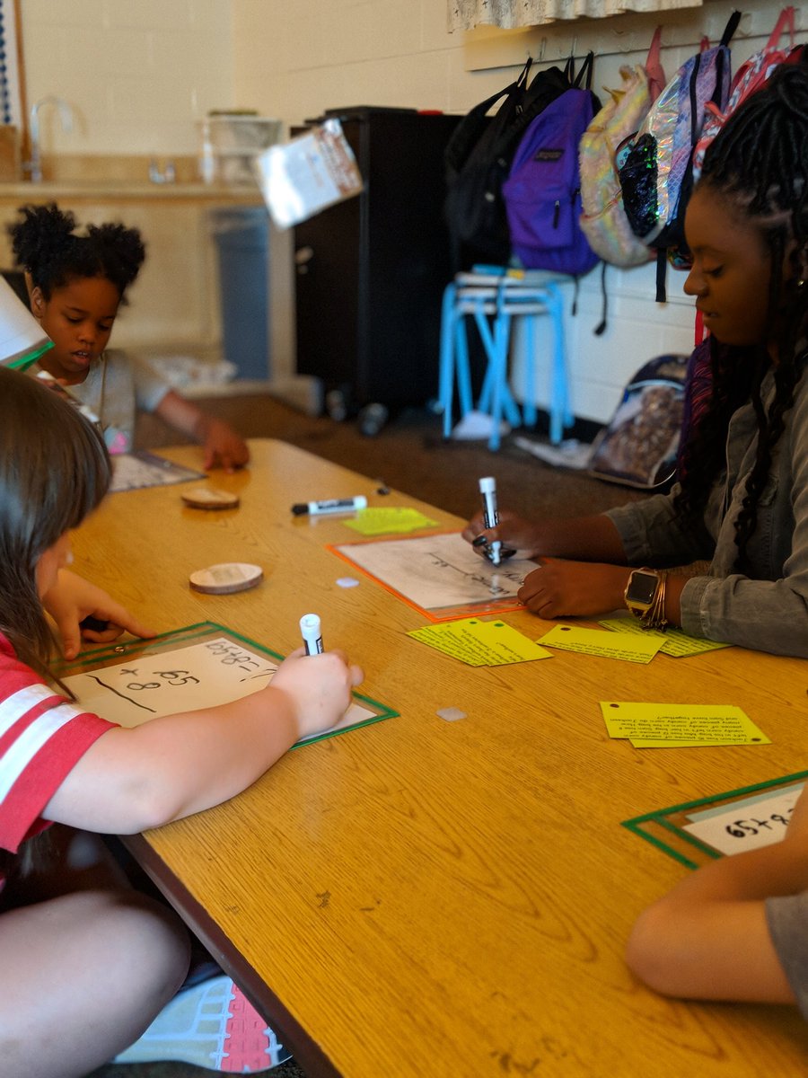 Math Workshop in Ms. Jackson's second grade class... These math games are bringing engagement to a new level! @msjacksongrade2 <a href="/lonniebnelson/">LonnieBNelsonElem</a>
