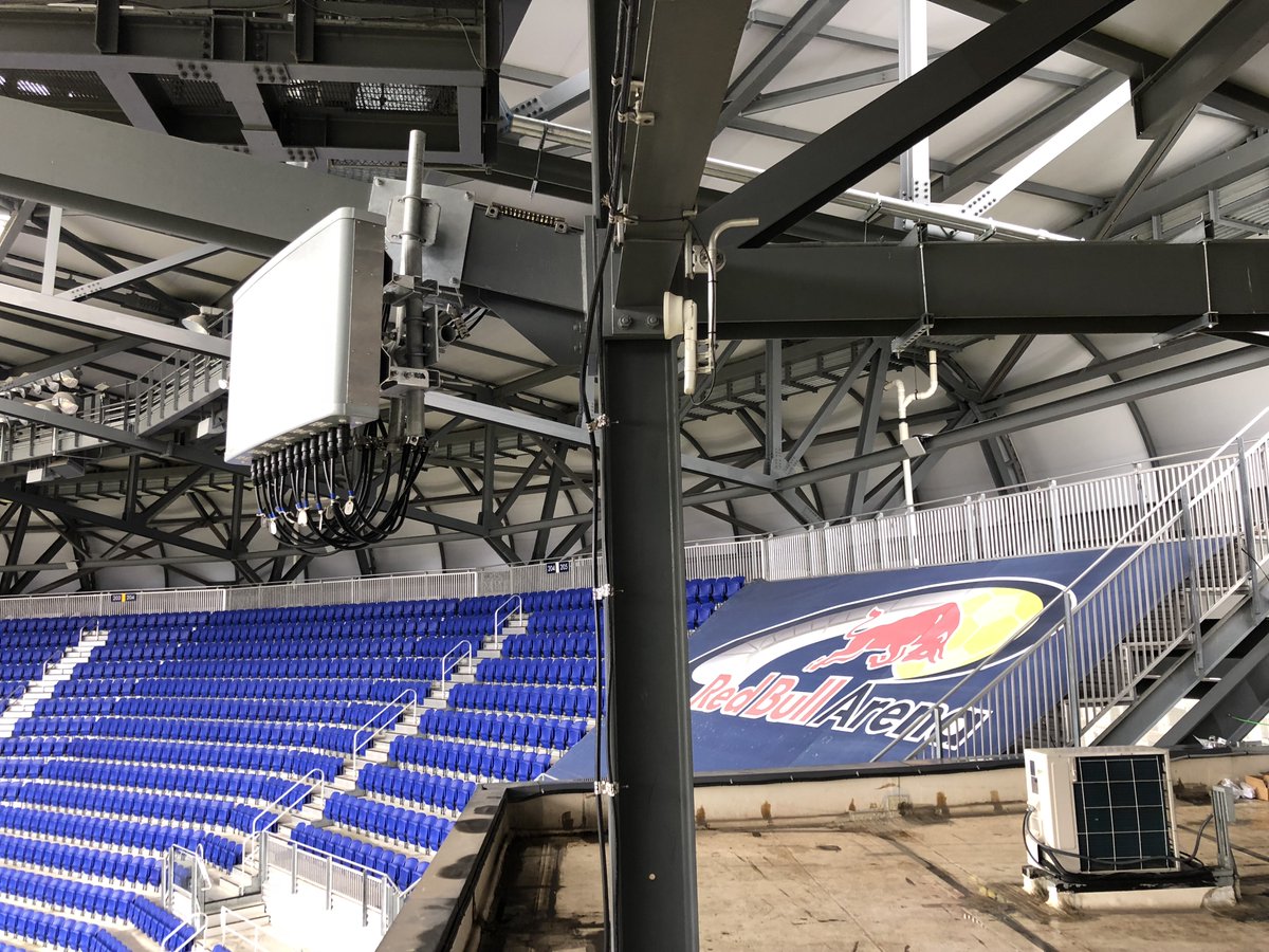 JohnSaw's tweet photo. We’ve expanded @Sprint service in the #NewJersey @RedBullArena by adding 16 sectors of 2.5 GHz small cells! Giving @NewYorkRedBulls fans even more capacity and awesome service. https://t.co/XycI7pzQag
