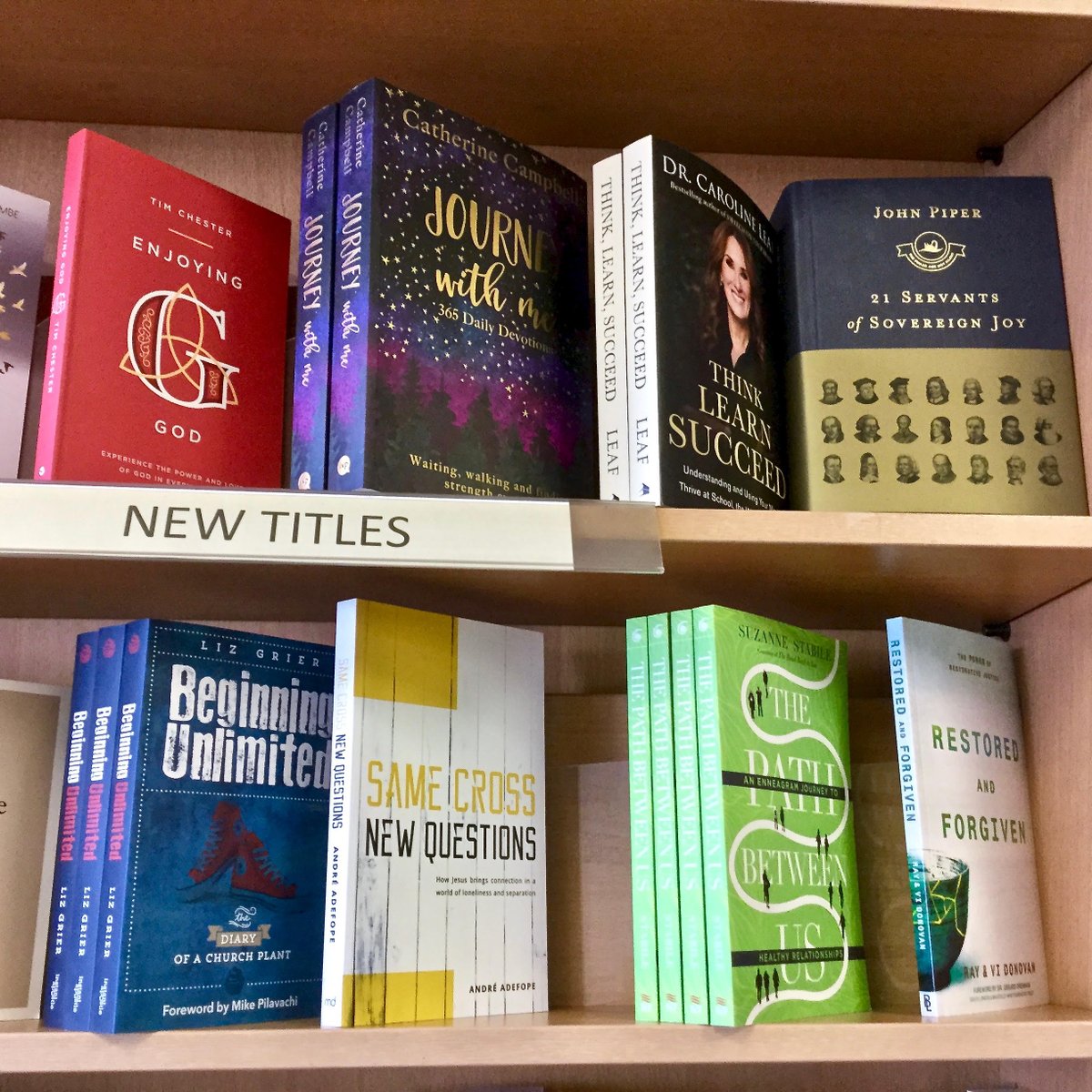 Bridge_Bookshop's tweet photo. We have some brilliant New Titles including 'Beginning Unlimited' by @drlizgrier of @unlimitedchurch who will have her book launch this Saturday from 10.30am-noon at Bridge Books! Come and meet Liz and get a copy of her book! #booklaunch #churchplant #exeterchurch #exeter https://t.co/U08K3j2rNi