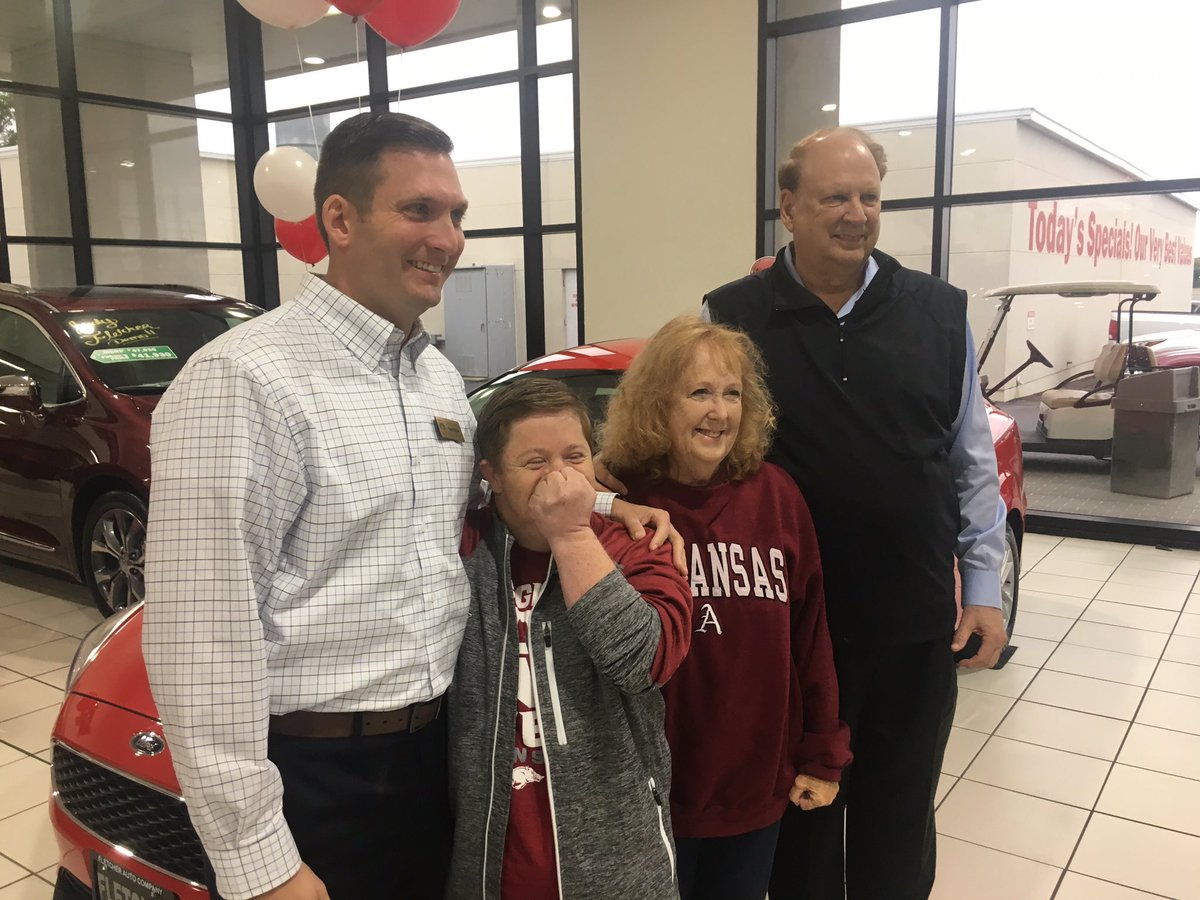 sully7777's tweet photo. Canaan Sandy’s new ride courtesy of Frank Fletcher and Mark Miller of Fletcher Auto Group. https://t.co/ObG5IW63fA