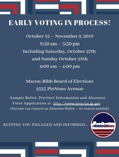 Early Voting In Process!!