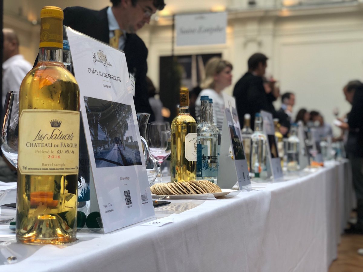 Tasting in London with ⁦@ugcbnet⁩  #Bdx16 . Vintage 2016 #Sauternes #wines #BordeauxWines