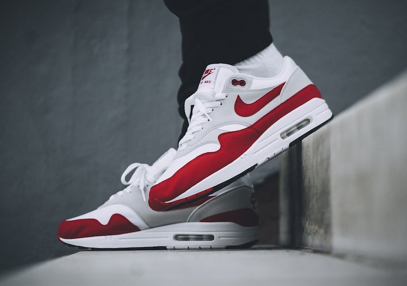air max 1 og university red