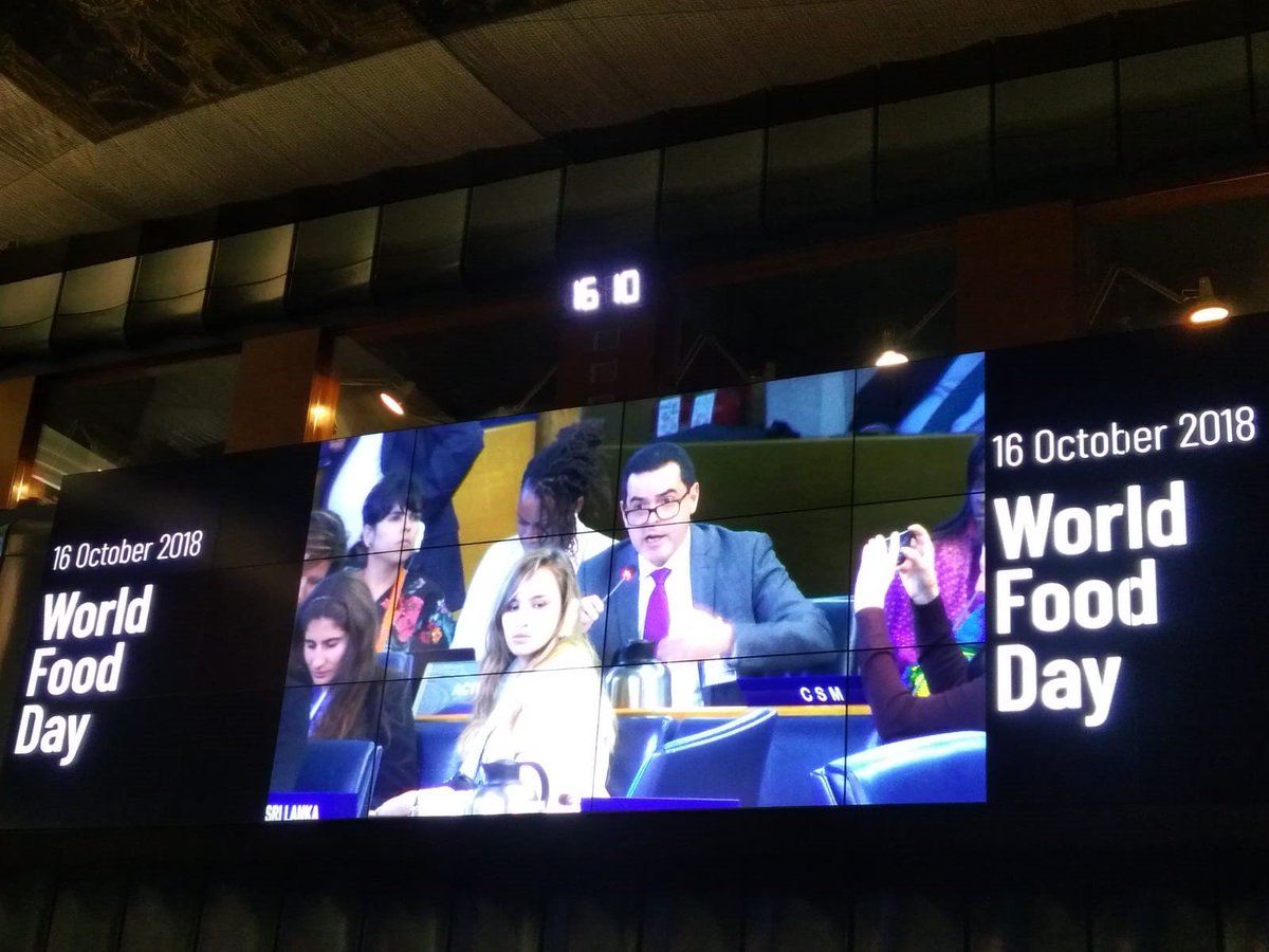 "We need urgency and deeper commitment to taking action on global hunger. More than 821 million people are not getting enough food to eat – does that figure have to reach one billion again before our governments act?" <a href="/a_campolina/">Adriano Campolina</a> speaks at world #foodsecurity plenary <a href="/UN_CFS/">CFS</a>