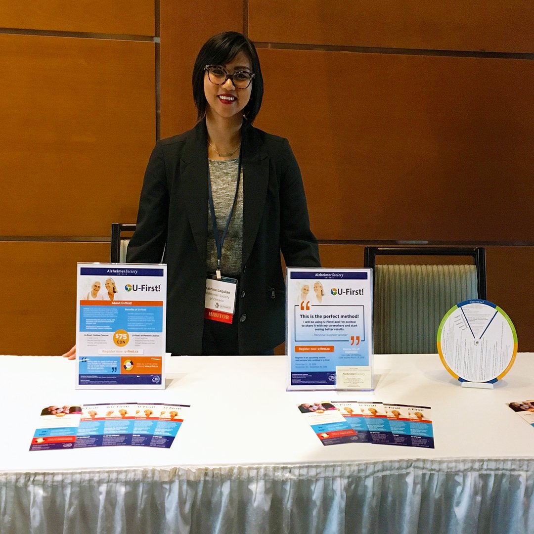 AlzheimerOnt's tweet image. We're at the @CapacityBlders &amp;amp; @OCSAtweets #PSW Training Day today! Come by and pick up some information on U-First! our training program for professional #caregivers &amp;amp; read more about the program at u-first.ca