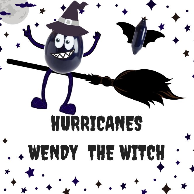 Wendy the witch🎃 Hurricanes very own trouble maker! We hope your prepared for Halloween, it’s the best time of yeah! #wendy #witch #halloween #markerbuoy