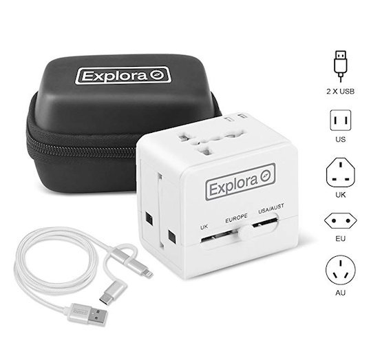 ColourandDecor's tweet photo. Just seen this great AMAZON offer on this best selling travel adapter: Only £4.86 that's 73% off. Worth getting as a an early #BlackFriday Deal! 
Link here: https://t.co/VqxuTSsT0r https://t.co/S5UEccgODW