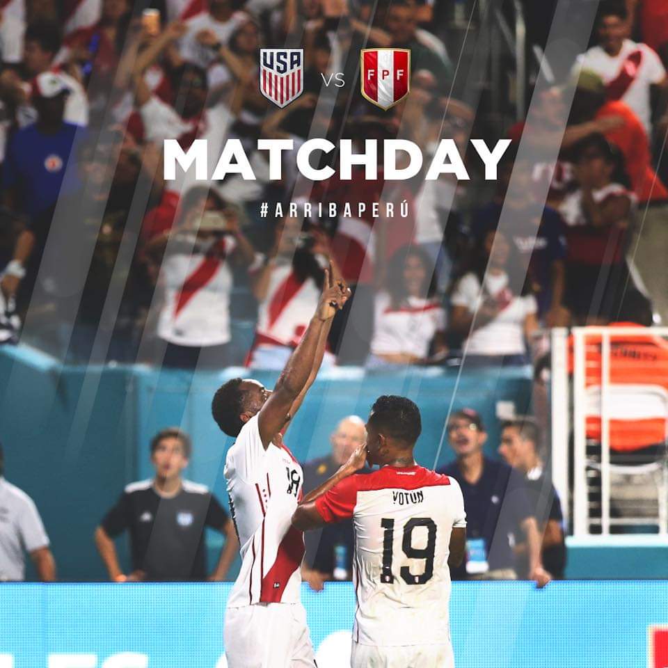 michelromero's tweet photo. Un amistoso más en donde Ricardo Gareca deberá afianzar mucho más la manera de juego de Perú. El dueño de casa viene con ganas de reivindicarse tras no haber clasificado a #Rusia2018. Hoy transmission en directo desde las 7:05 pm a través de Latina y Movistar Deportes. #USAvsPER https://t.co/dnVD7PmlyM
