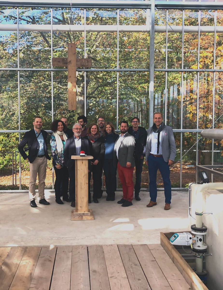 biopolus's tweet photo. The first Biopolus #BioMakery was officially opened and blessed by Dom Bernardus at @koningshoeven abbey. Leading the transition to #water based #CircularEconomy! #biomakerij @MJOomenGroep @wddommel https://t.co/zRqbYUwiXm