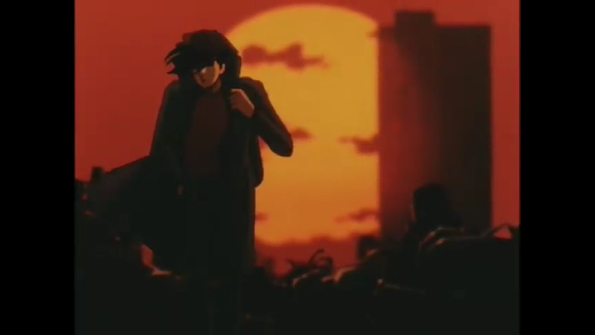 夕日と一匹の犬 #メガロボクス #あしたのジョー