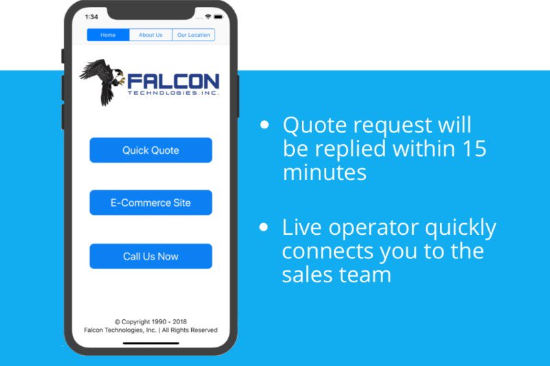 FalconTechSTL's tweet image. Rapid Quotation Response Mobile App Available - mailchi.mp/85183eff4b57/d…