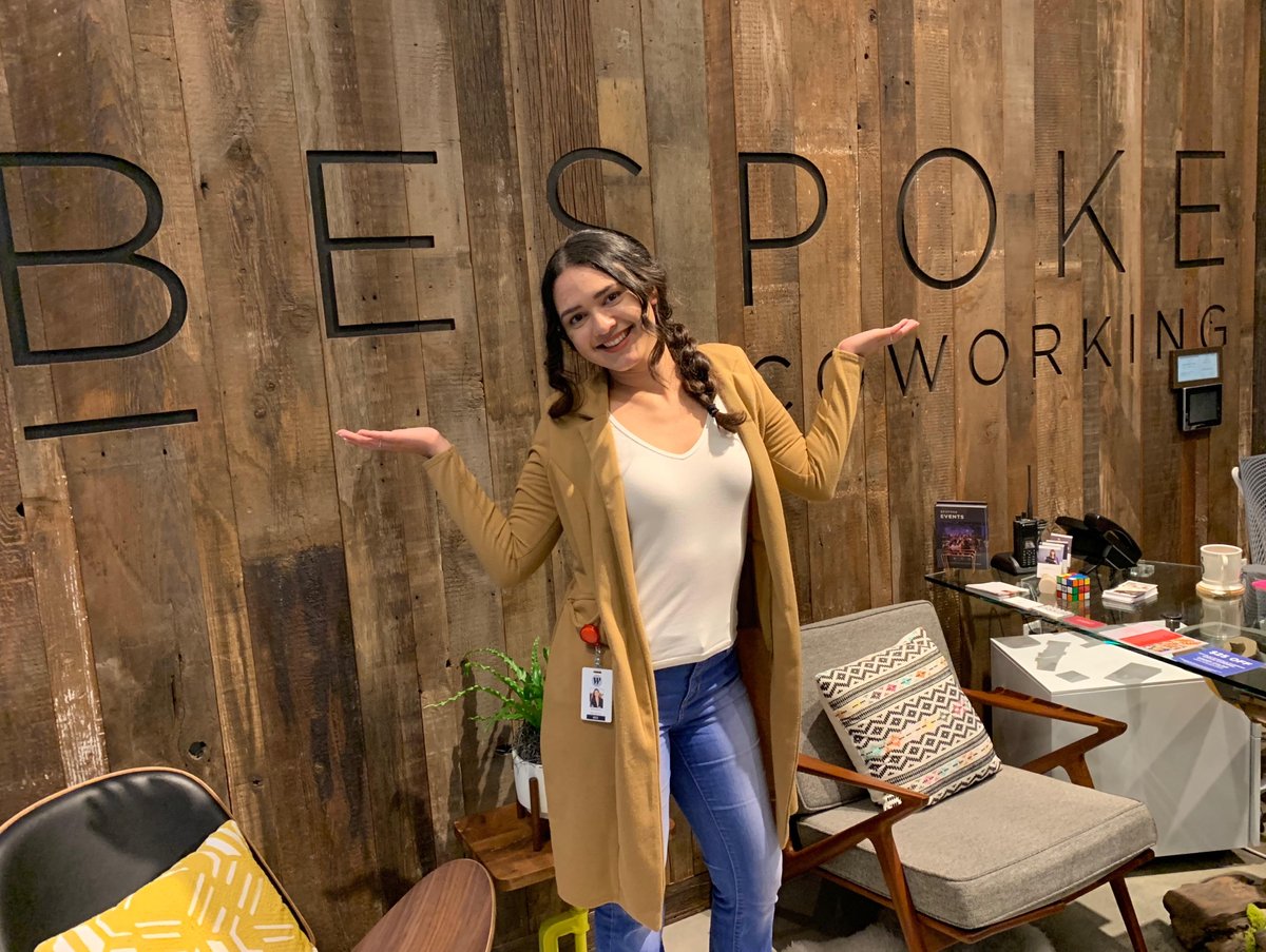 Bespoke_SF's tweet photo. Welcome the newest member of the Bespoke family: Our new Receptionist, Kimberly Monarrez! She's a ray of sunshine and is excited to brighten up your day at #BespokeSF ๐ https://t.co/PFxUGJMKRK
