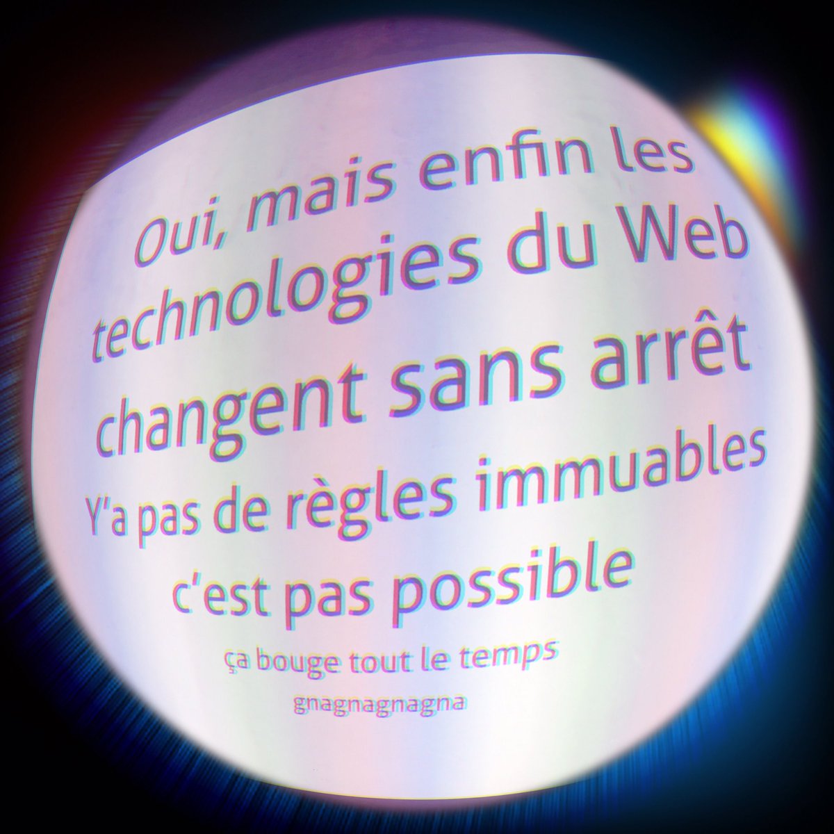 isabellefedieu's tweet image. Merci @ElieSl pour cette conférence au @Le_Laptop pleine de good vibes, d’humour et de #qualiteWeb 🤩