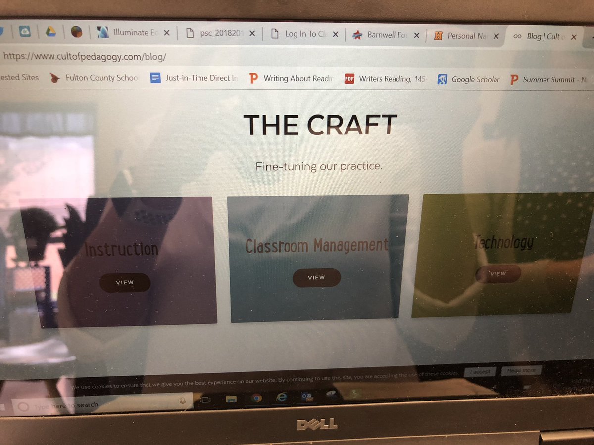 Shakerag_AP's tweet photo. Thanks for the awesome PD @tarajeanroper! I can’t wait to dive into @cultofpedagogy tonight!! 👍🏻👍🏻 https://t.co/XCIItfAnlw