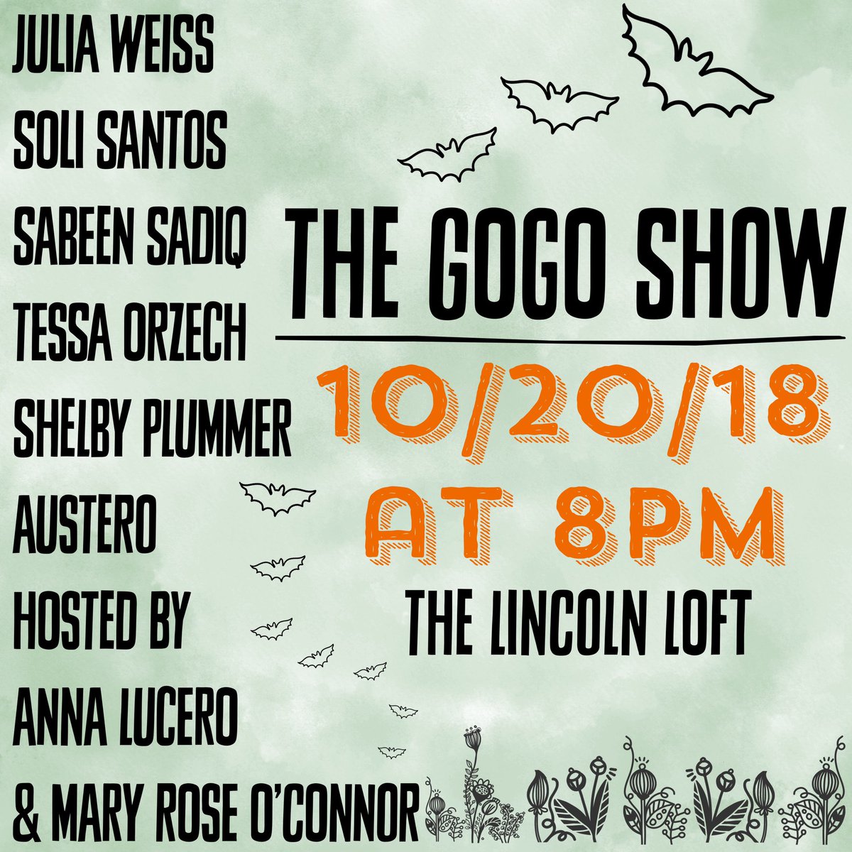 TheGogoShowChi's tweet photo. This lineup is 🔥 #comedyresistance #atlcomedy #womensart https://t.co/7u6oYuDvch
