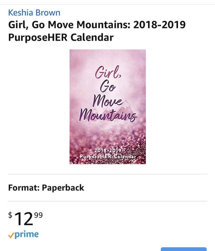 PurposeHer_'s tweet photo. Guess what?!!!😱The 2018-19 @purposeher_ Calendar is available for purchase on @amazon! 💖 And it’s PRIME!!! Gift it, encouragement or secret sister...It has some real inspiration throughout. I hope you enjoy it as much as I enjoyed putting it together! #girlll #gomovemountains https://t.co/ZXpvDN55QD